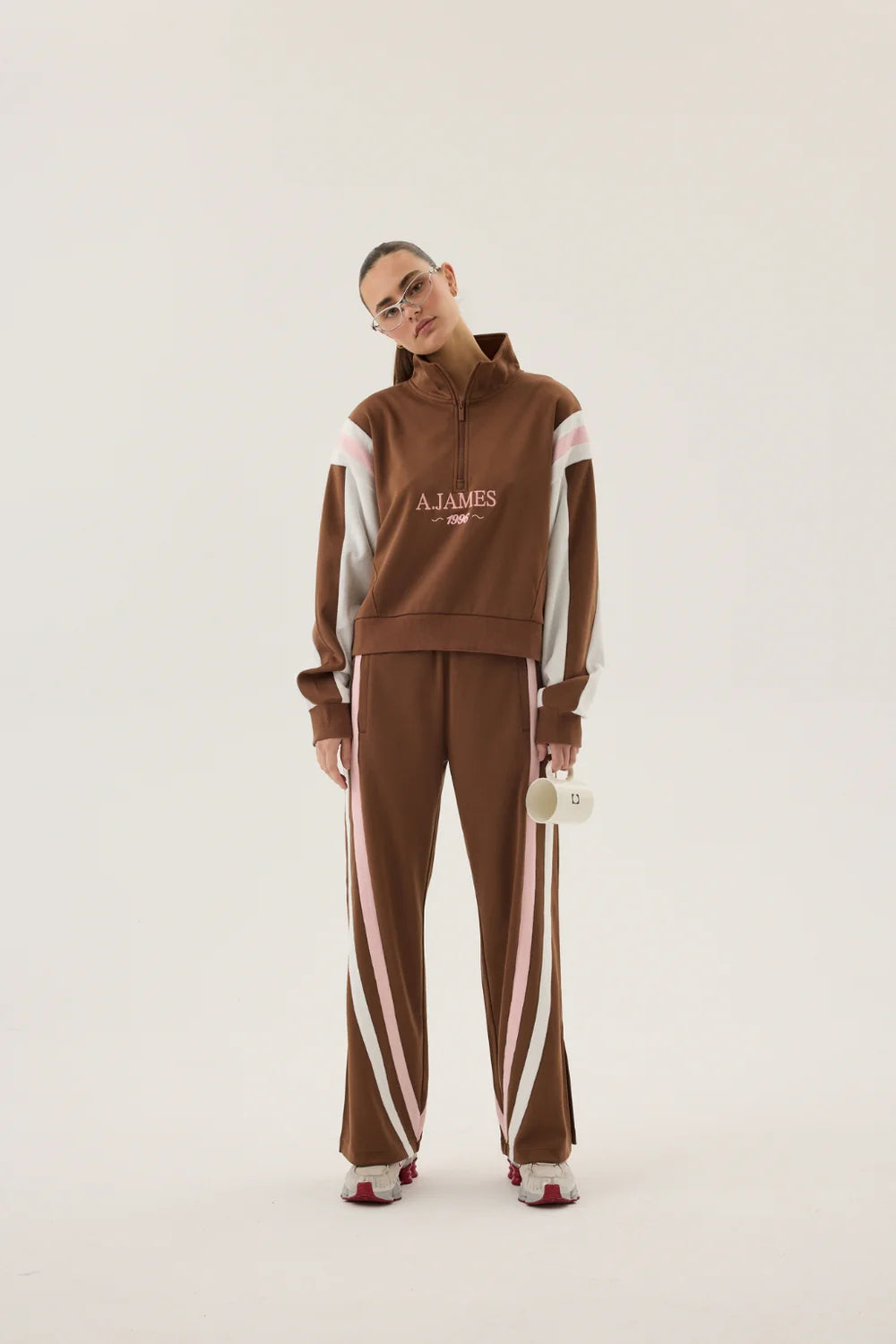 Araminta James 1996 Trackside Sweatshirt | Mocha