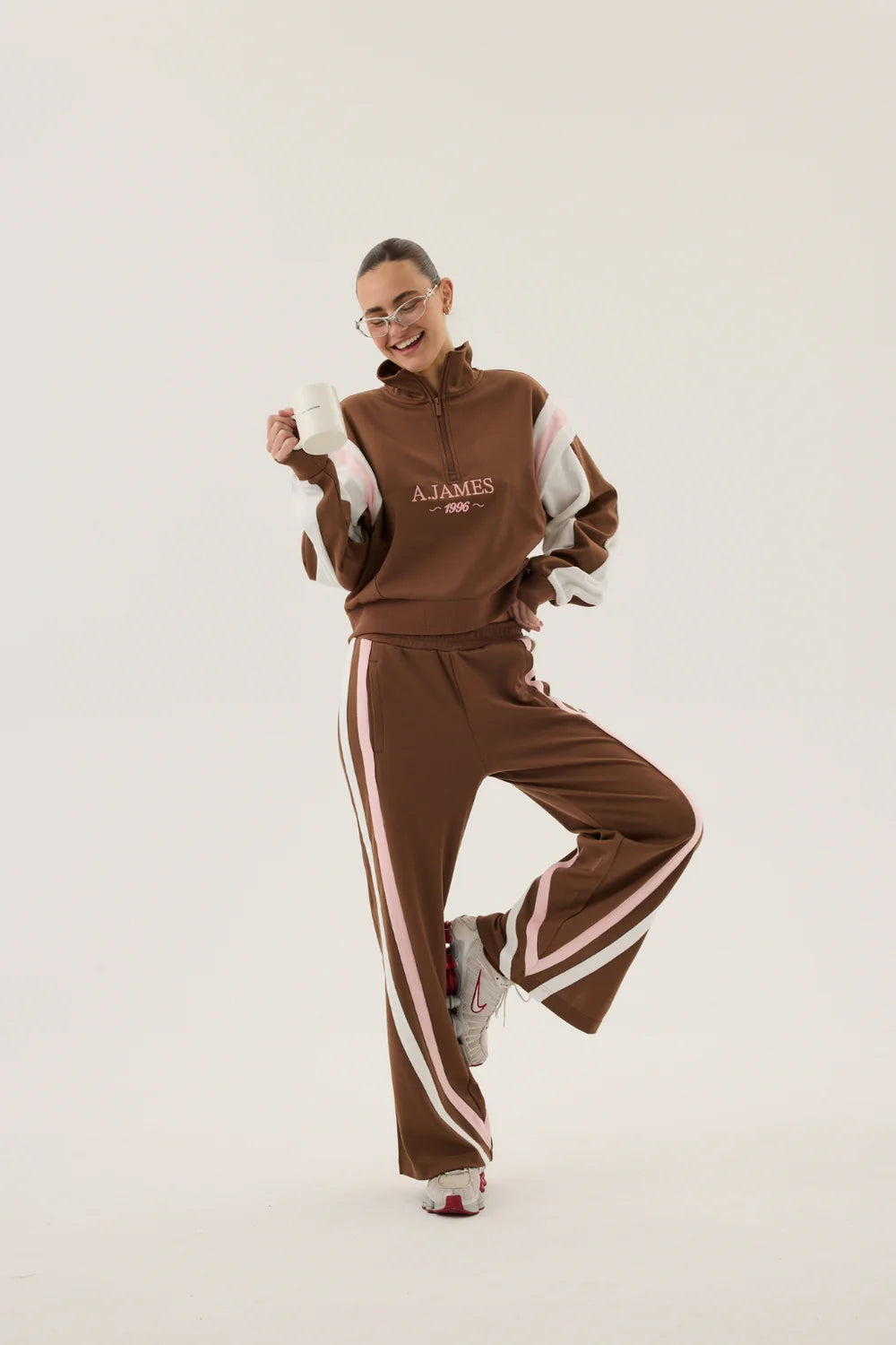 Araminta James 1996 Trackside Sweatshirt | Mocha