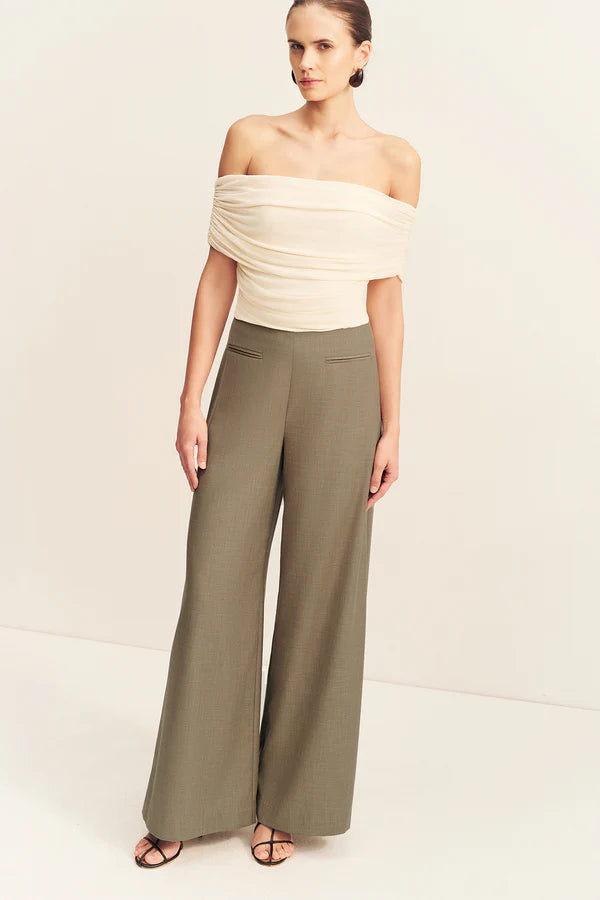 Shona Joy Asher Wide Leg Pant | Rock