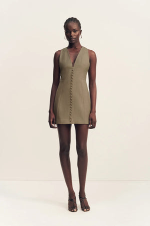 Shona Joy Asher Fitted Mini Dess | Rock