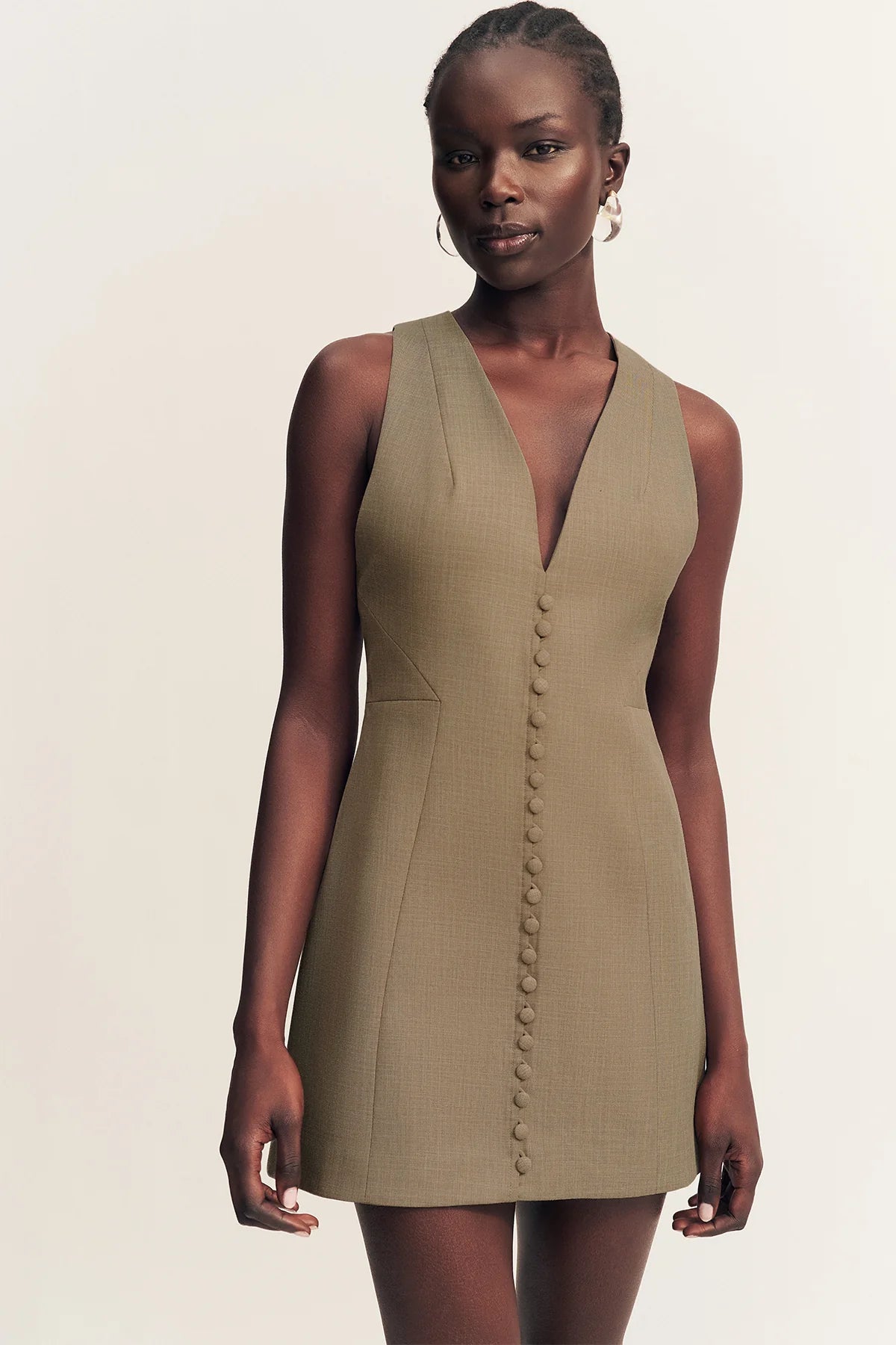 Shona Joy Asher Fitted Mini Dess | Rock