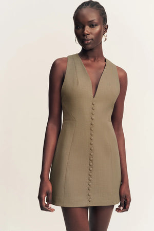 Shona Joy Asher Fitted Mini Dess | Rock