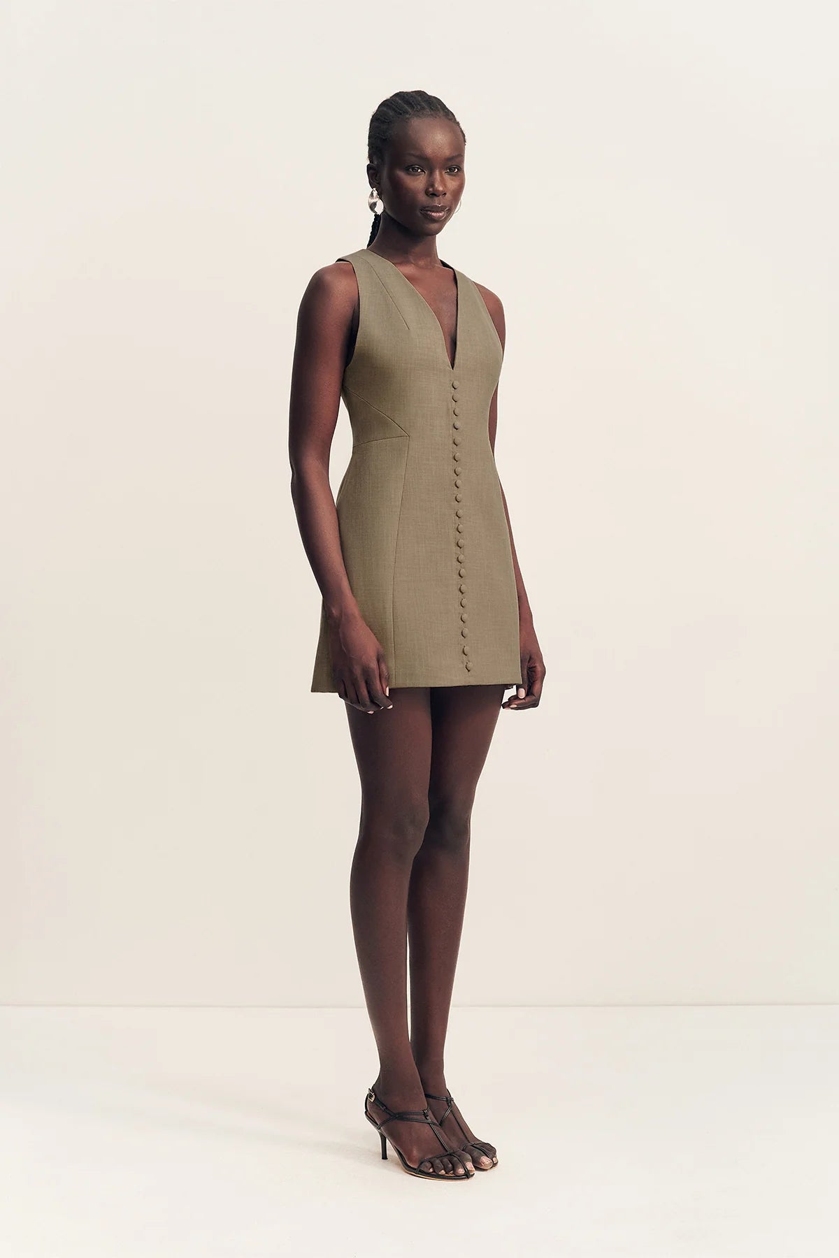 Shona Joy Asher Fitted Mini Dess | Rock