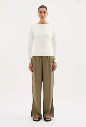 Nude Lucy Lilah Long Sleeve Top | White