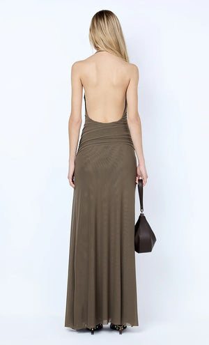 Bec + Bridge Brenna  Pintuck Maxi Dress | Khaki