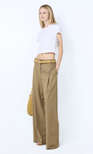 Bec + Bridge Faye Wide Leg Pant | Olive