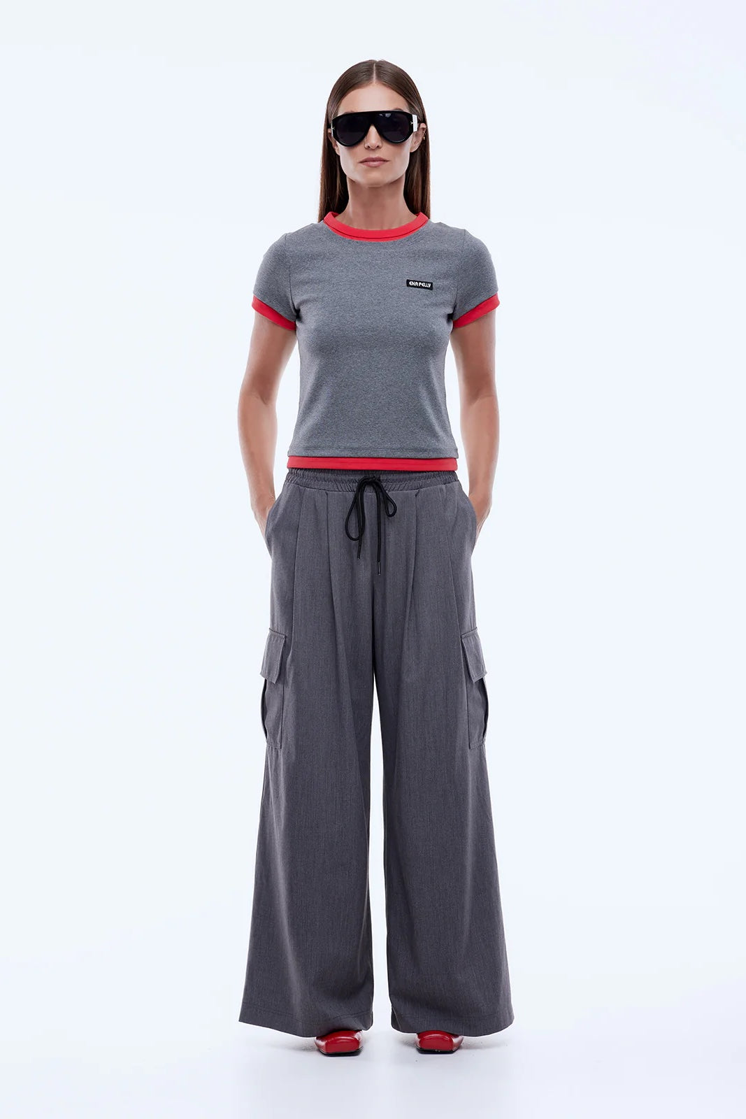 Ena Pelly Maya Utility Pant | Charcoal