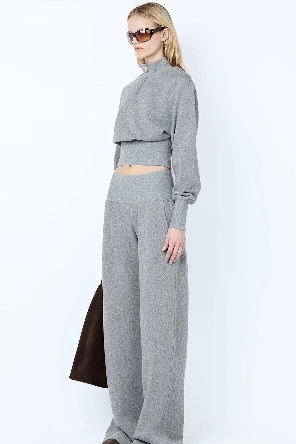 Bec + Bridge Steph Track Pant | Grey Marle