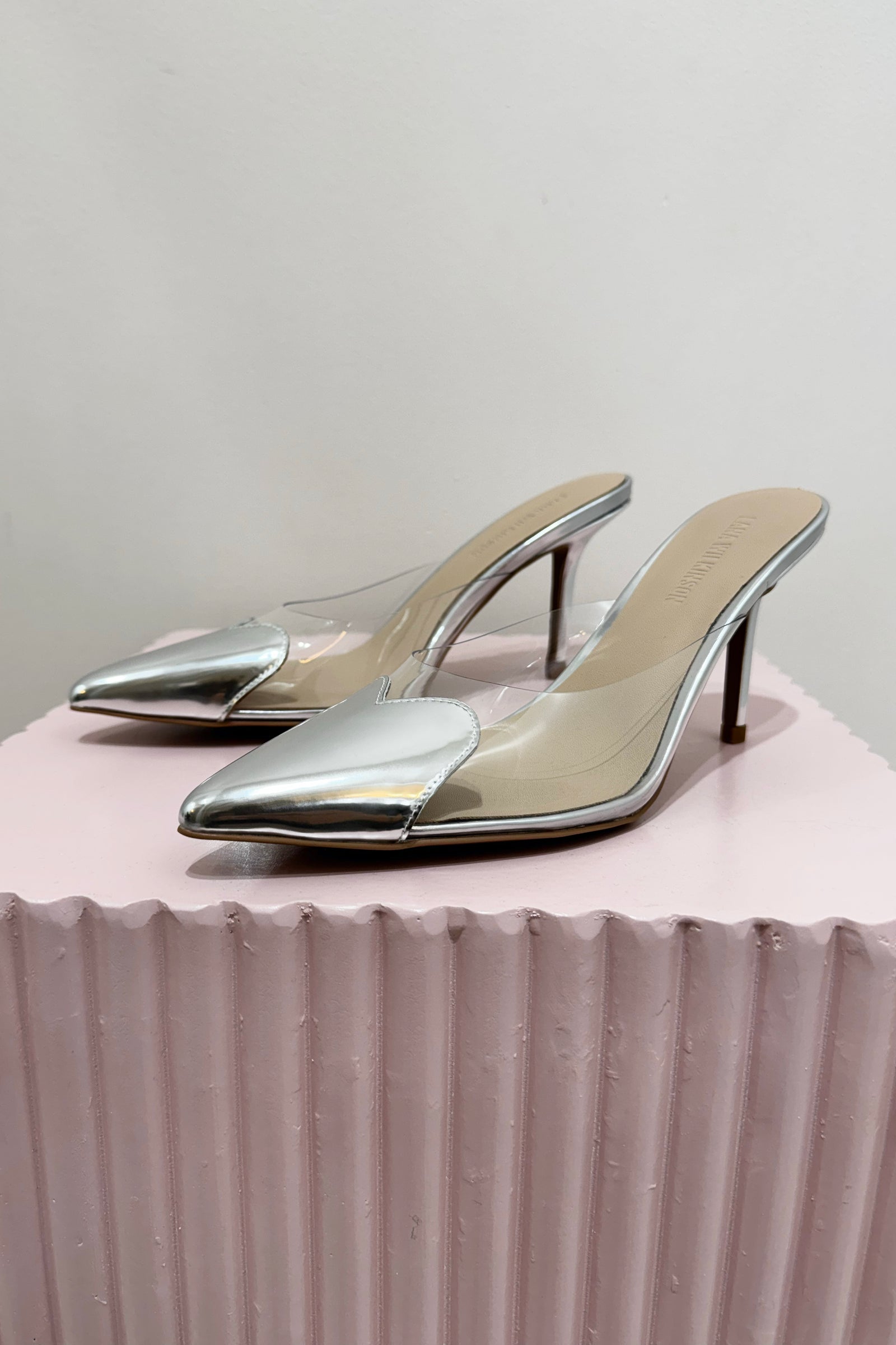 Lana Wilkinson Raquel Stiletto Heel | Silver Mirror