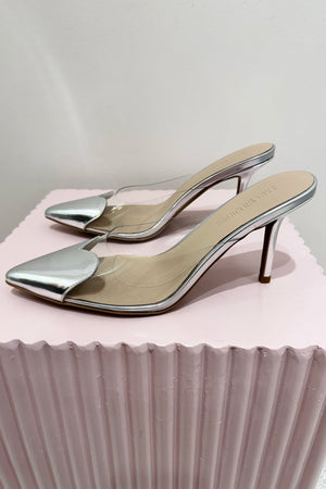 Lana Wilkinson Raquel Stiletto Heel | Silver Mirror