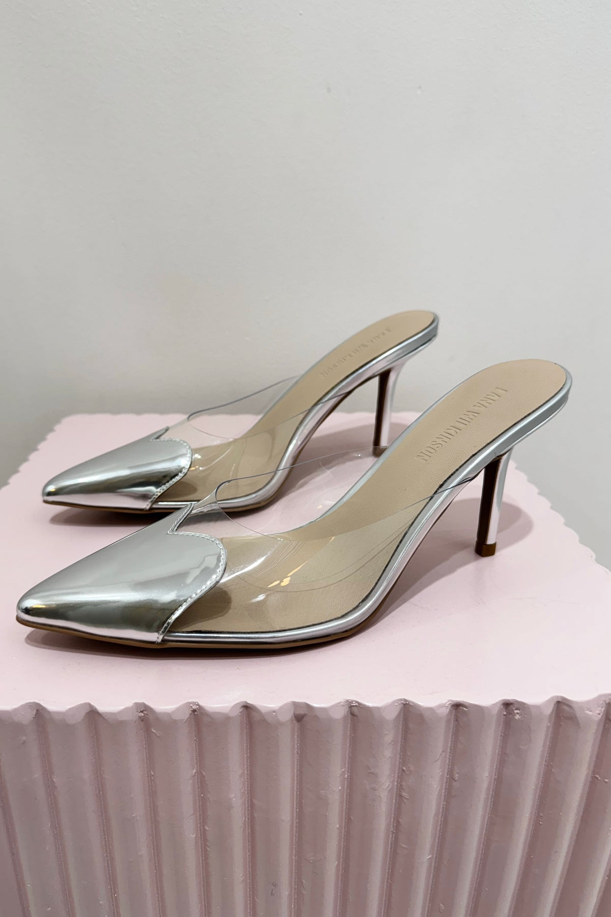 Lana Wilkinson Raquel Stiletto Heel | Silver Mirror