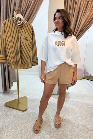 Araminta James AJJA Oversized Tee | Snow White