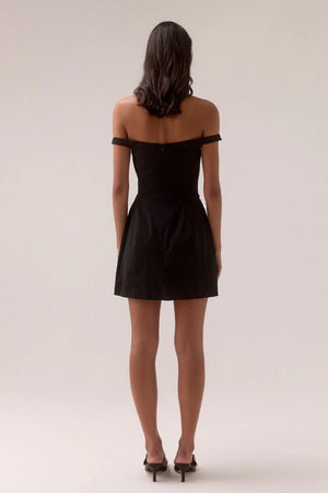 Sovere Studio Lure Mini Dress | Black & White