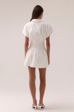 Sovere Studio Stellar Mini Dress | Chalk