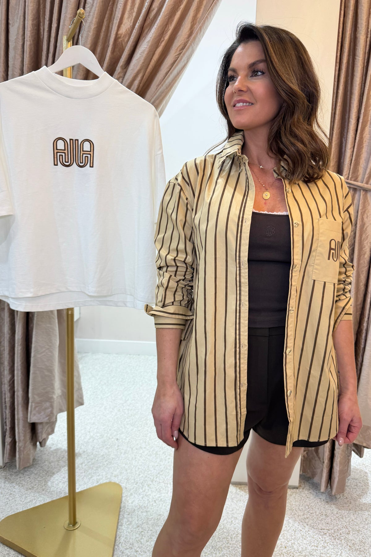 Araminta James AJJA Pocket Shirt | Sand