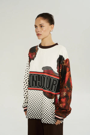 Summi Summi Long Sleeve Racer Tee | Chocolate Choux