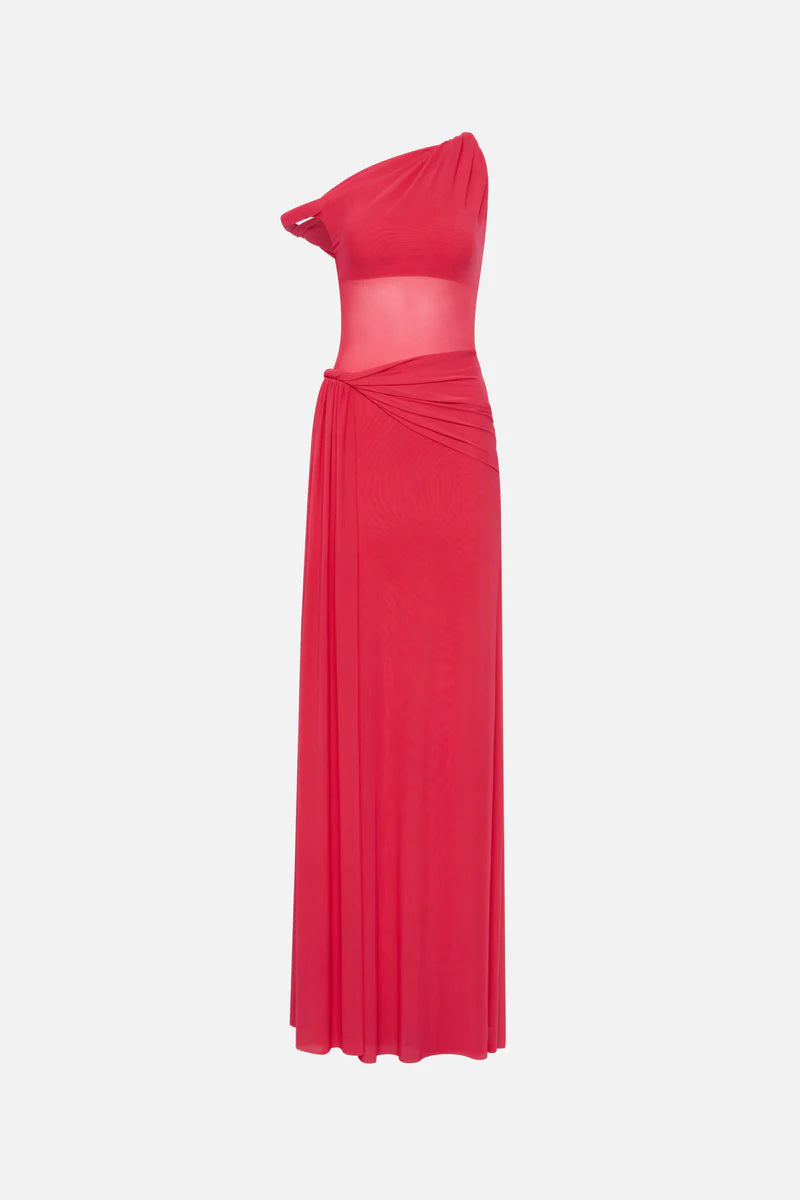Misha The Sisal Dress | Bright Rose