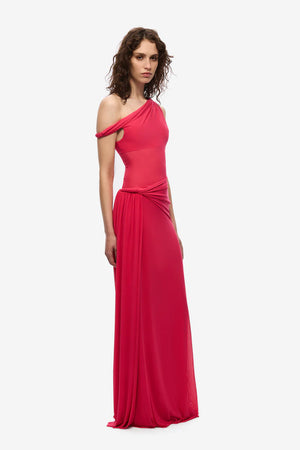 Misha The Sisal Dress | Bright Rose