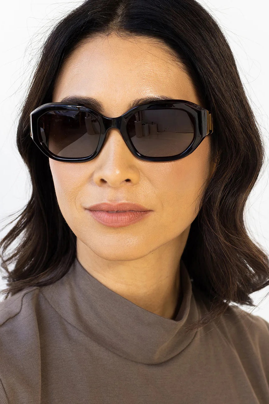 Locello Teagan Sunglasses | Tortoiseshell / Gold Brown