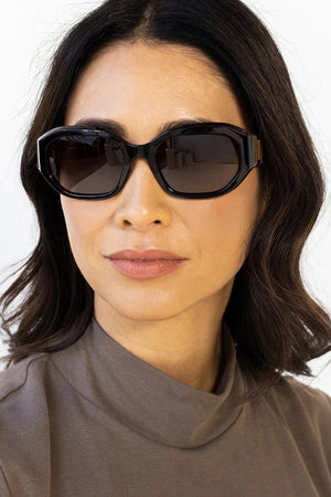 Locello Teagan Sunglasses | Tortoiseshell / Gold Brown
