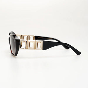 Locello Teagan Sunglasses | Tortoiseshell / Gold Brown