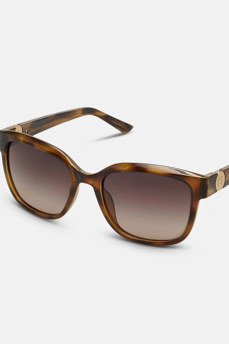Locello Harmony Sunglasses | Tortoiseshell / Gold Brown