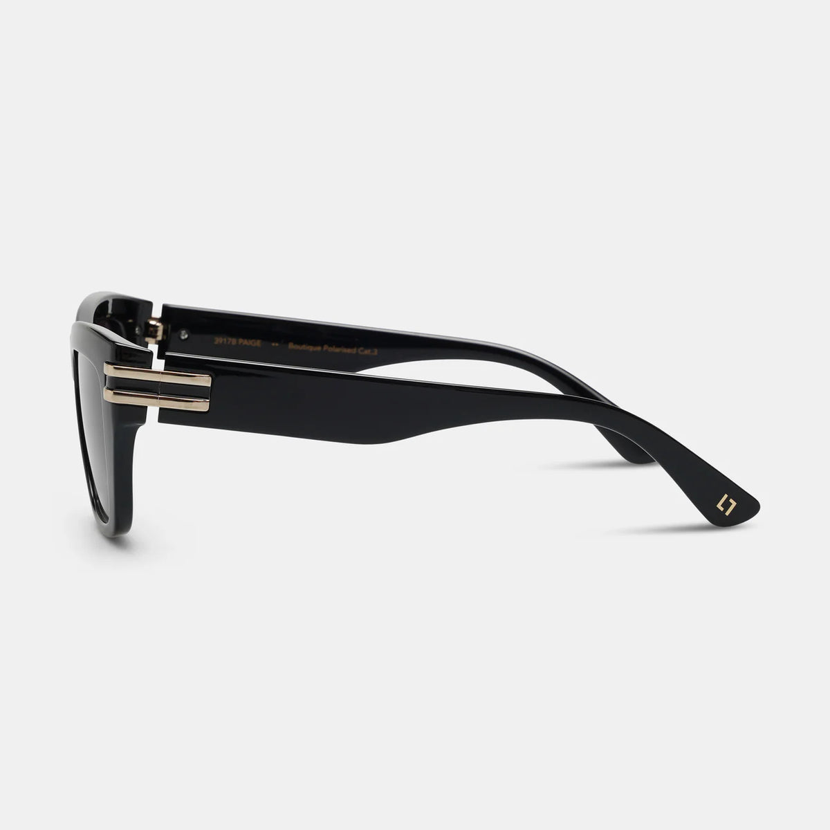 Locello Paige Sunglasses | Black / Smoke