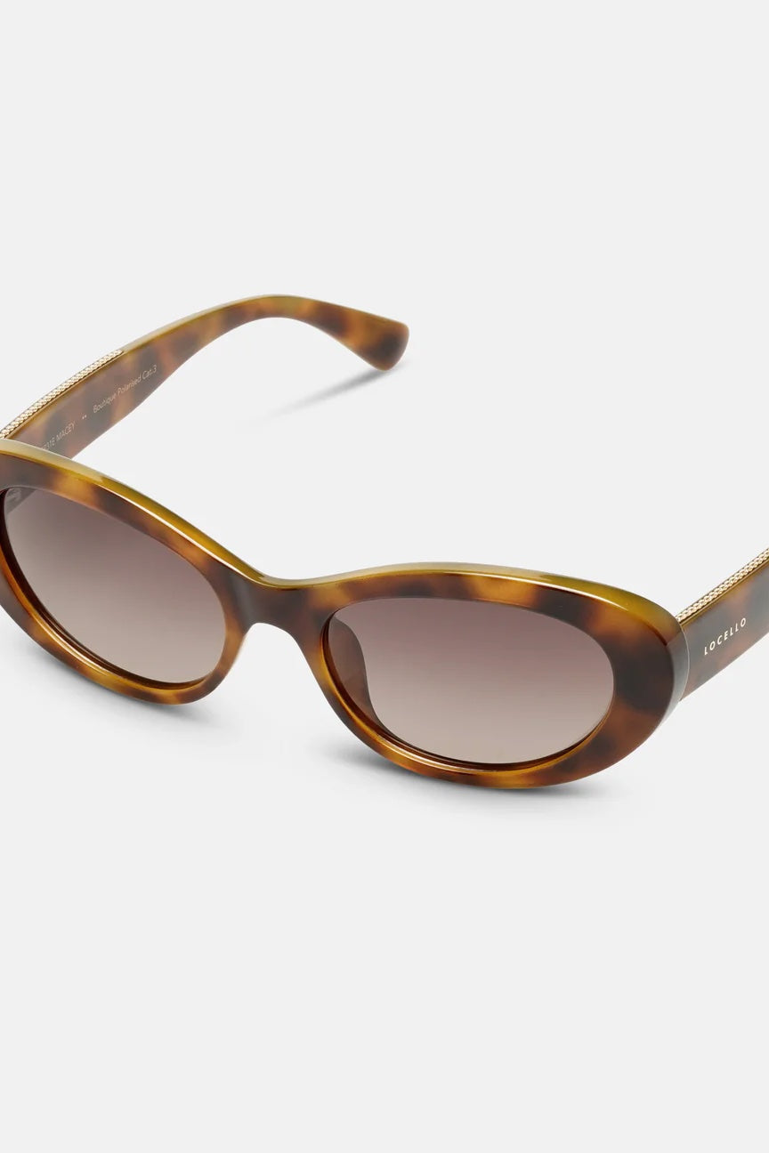 Locello Macey Sunglasses | Tortoiseshell / Gold Brown
