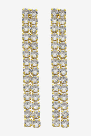 Liberte Judy Earring | Gold Clear