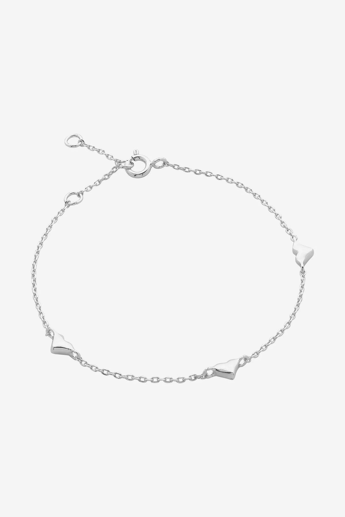 Liberte Mariel Heart Bracelet | Silver