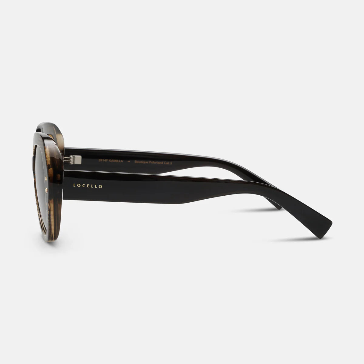 Locello Kamilla Sunglasses | Grey Stripe