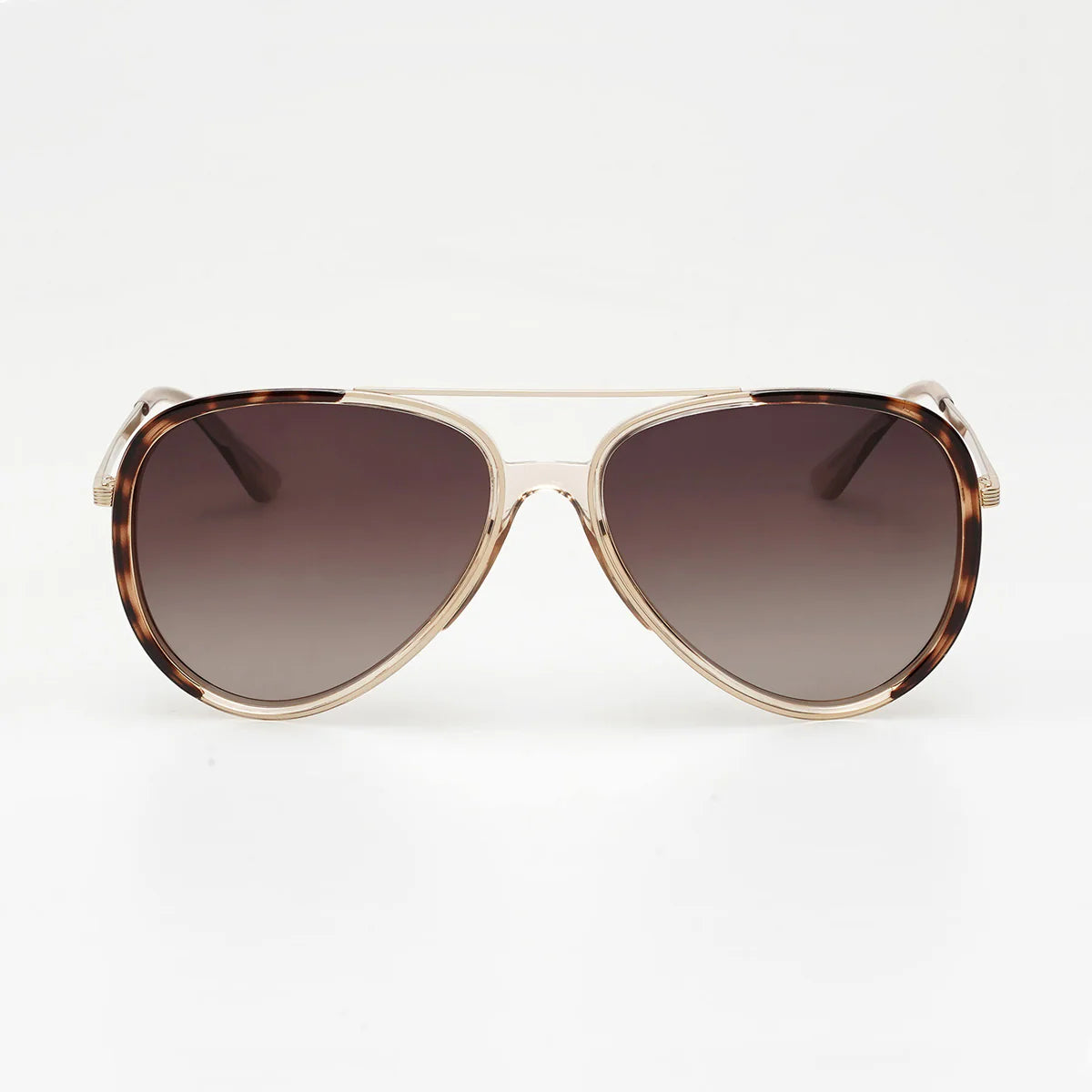 Locello Lexie Sunglasses | Tea Tortoiseshell / Gold Brown