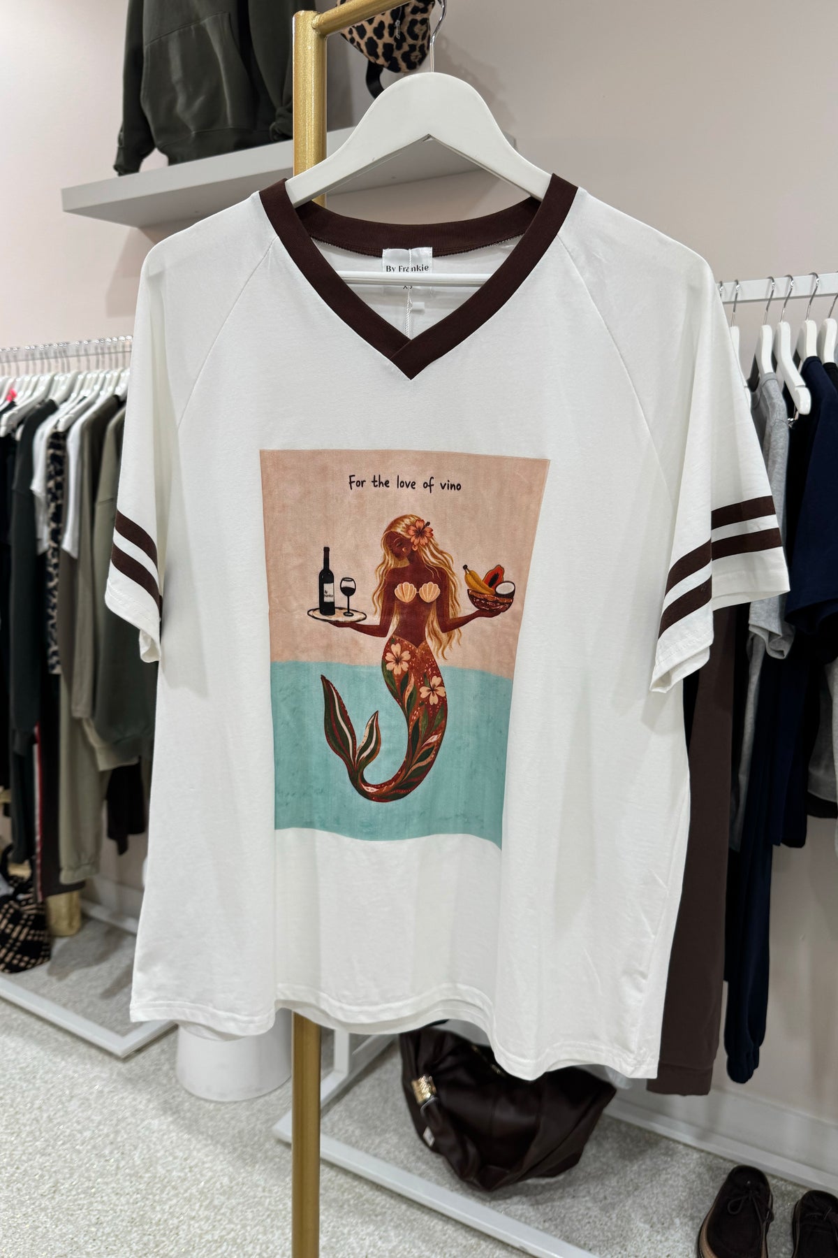 Chosen By Fifi & Annie Vino Love Tee | White