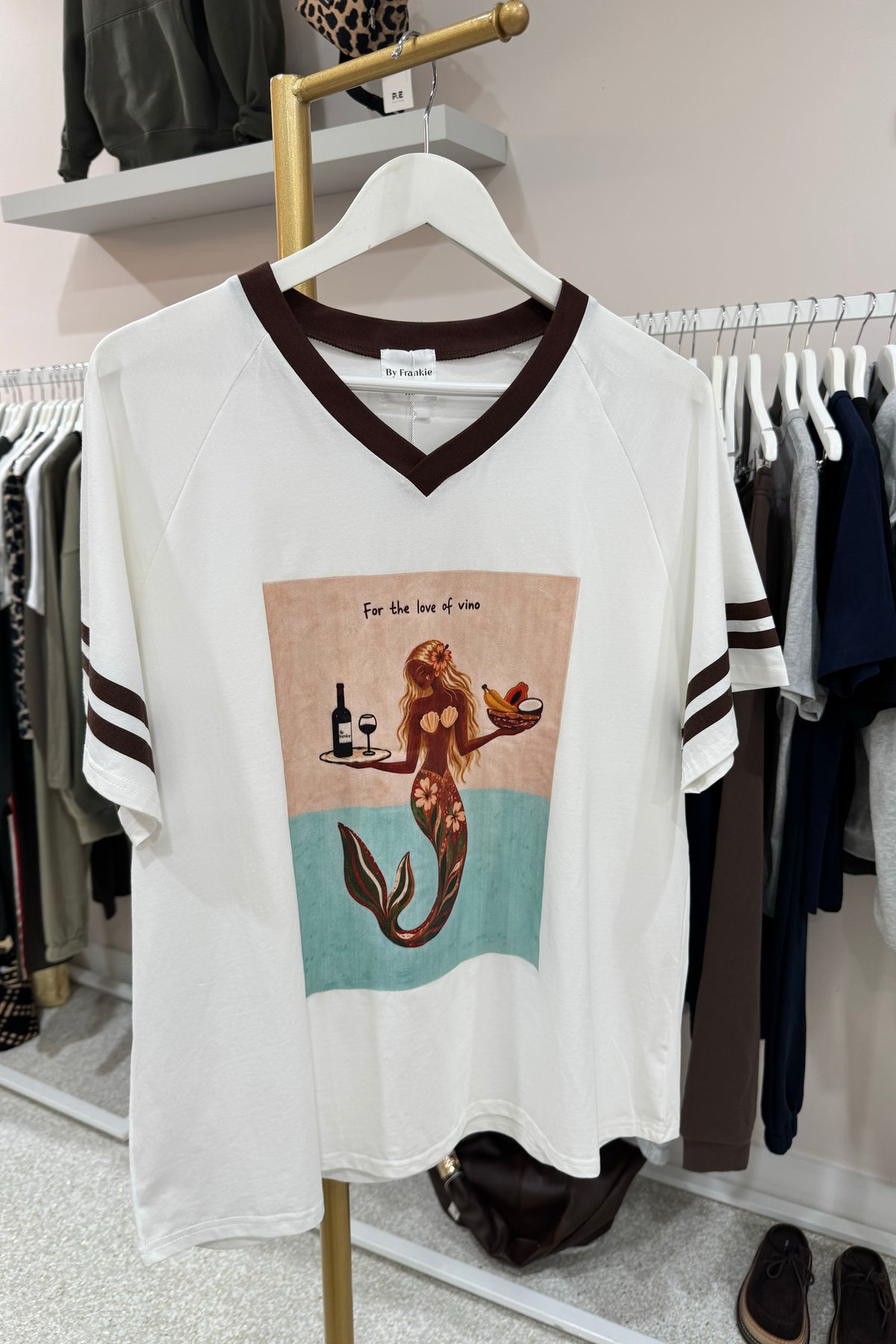 Chosen By Fifi & Annie Vino Love Tee | White