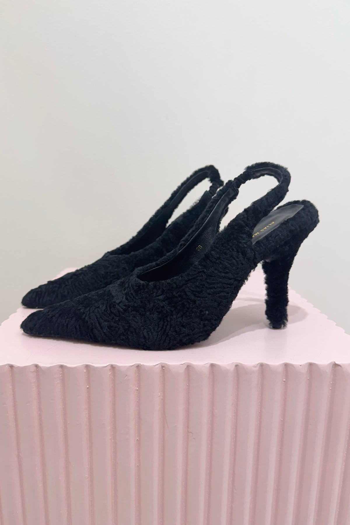 Alias Mae Lorna Slingback | Black Shearling