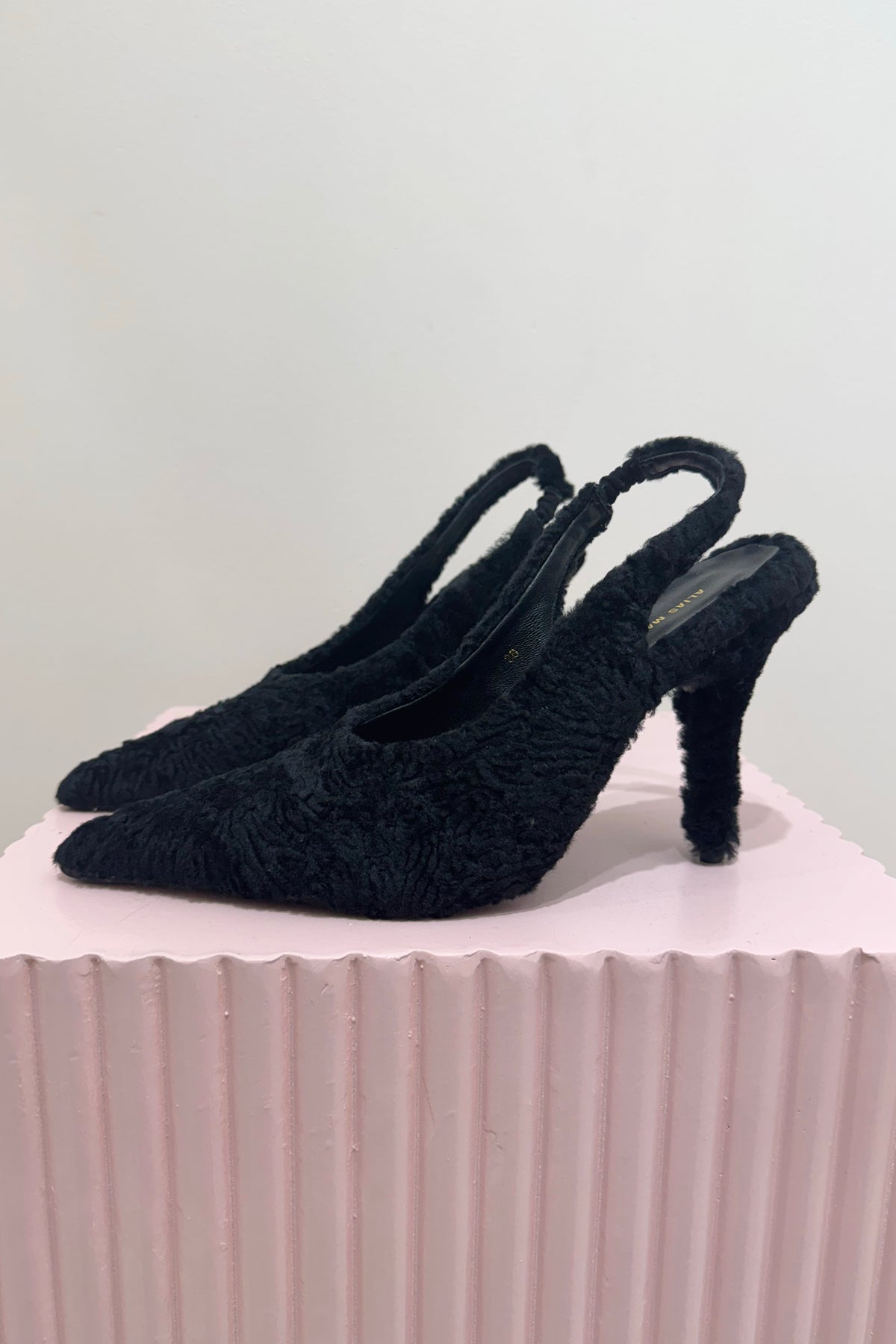 Alias Mae Lorna Slingback | Black Shearling