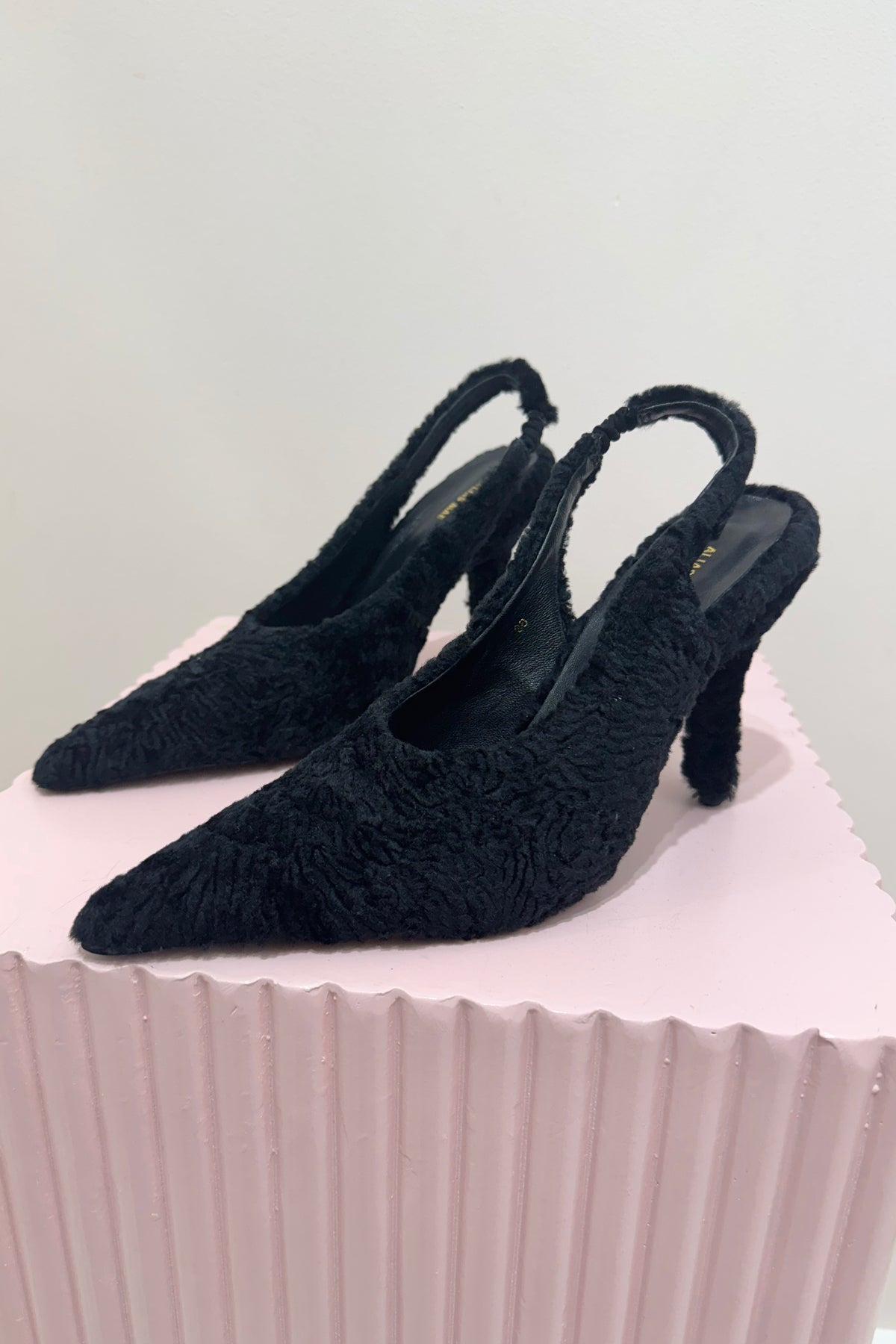 Alias Mae Lorna Slingback | Black Shearling
