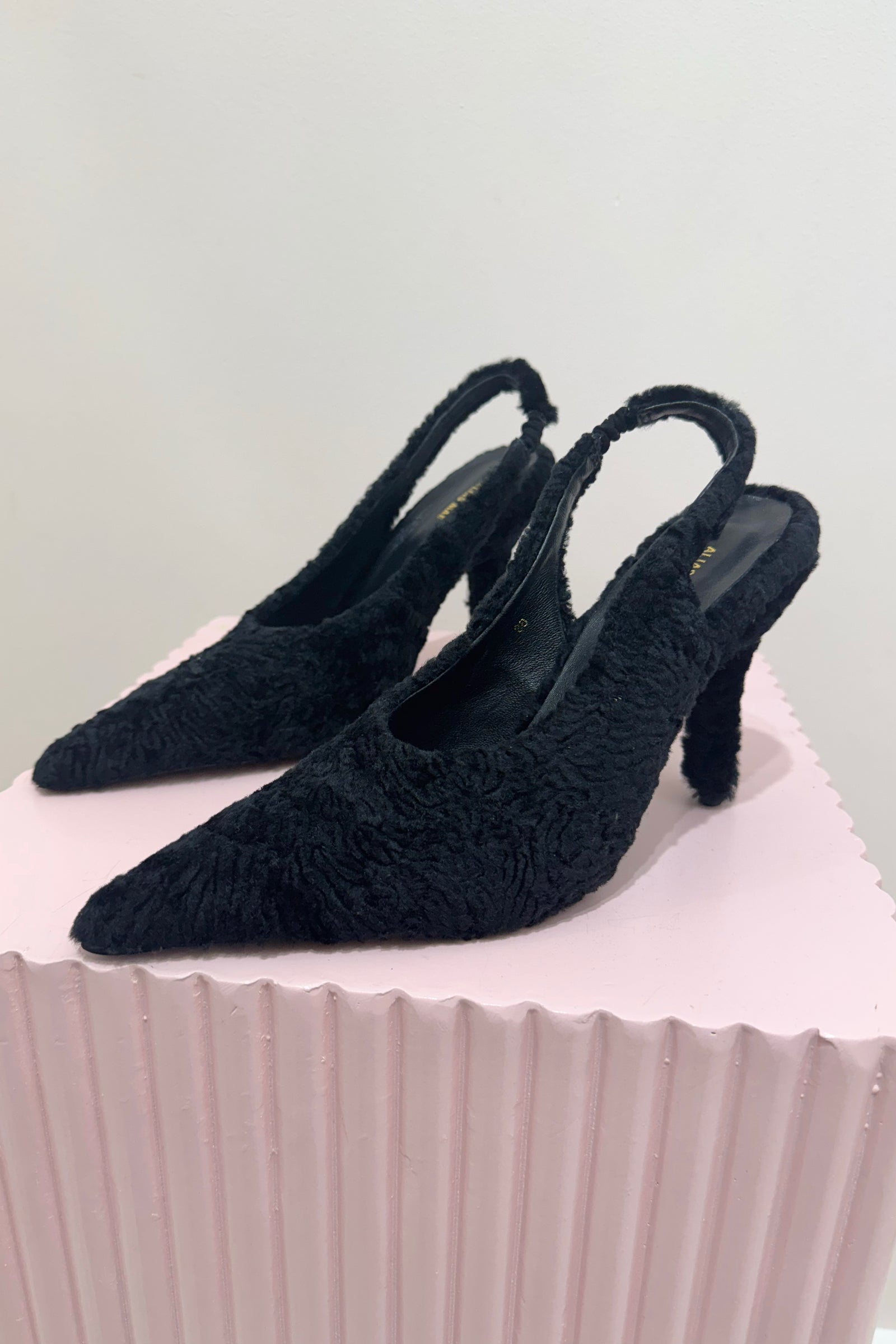 Alias Mae Lorna Slingback | Black Shearling