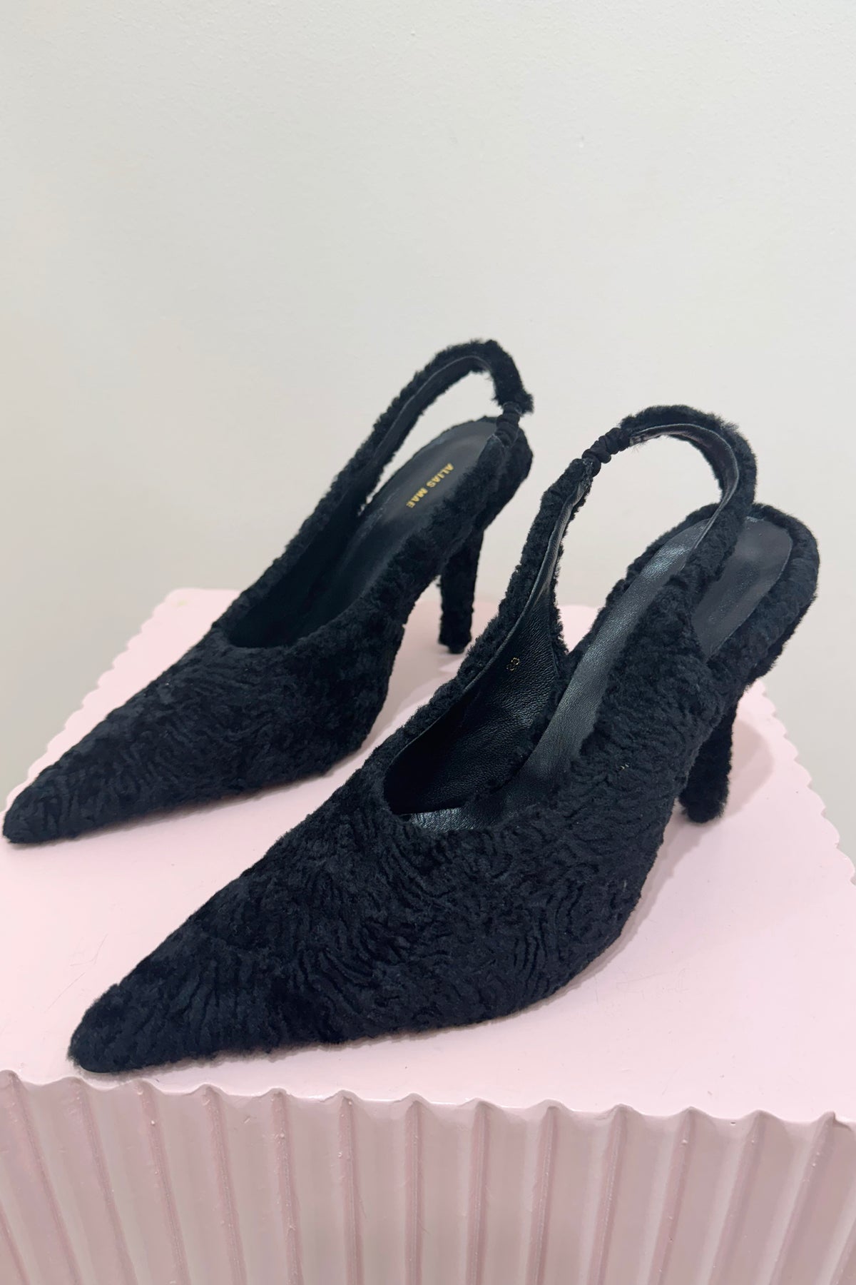 Alias Mae Lorna Slingback | Black Shearling