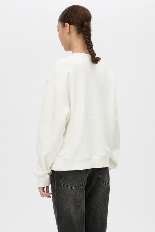 C&M Camilla & Marc Bonnie Large Graphic Sweater | Soft White / Black