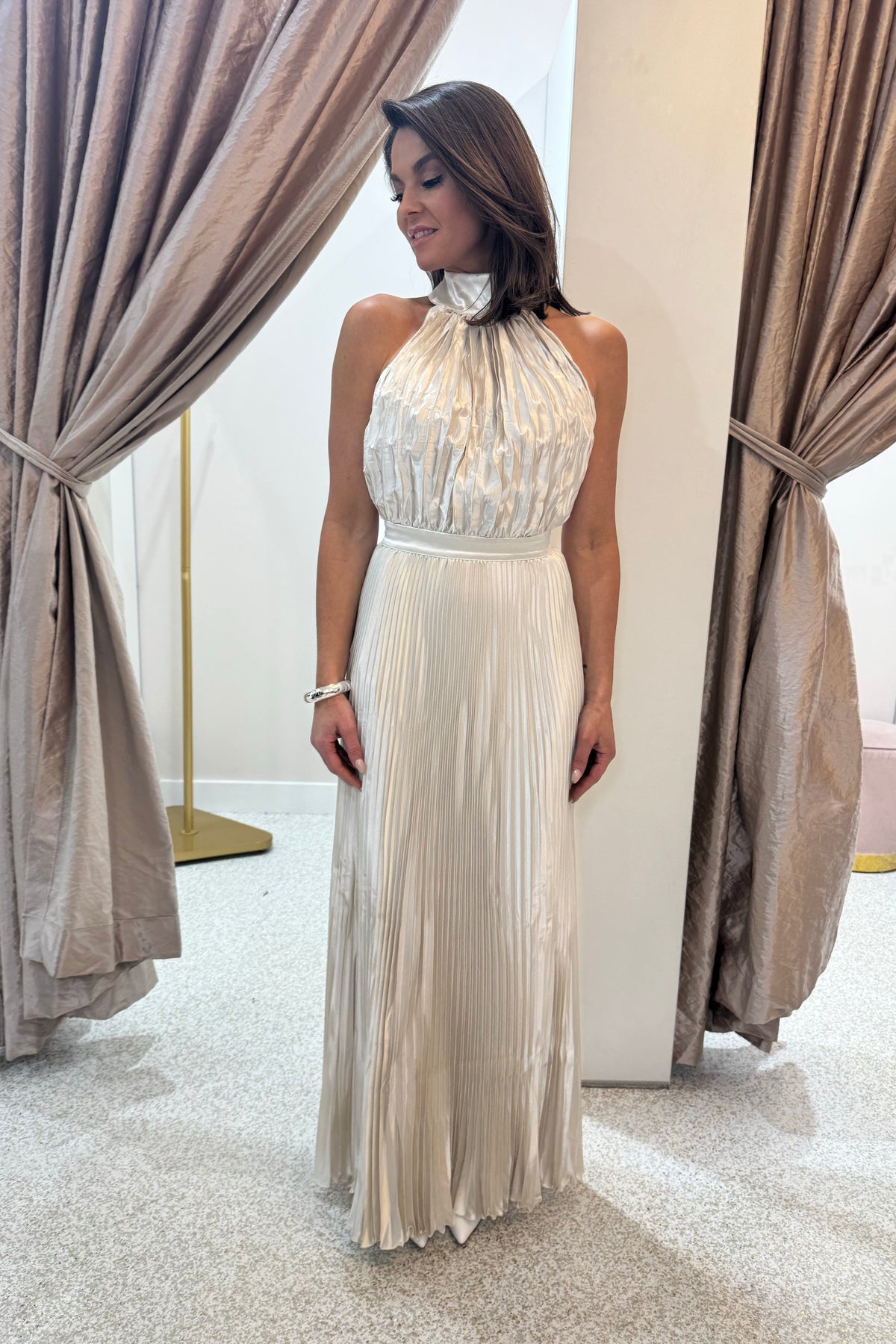 L'idee Eden Dress | Champagne