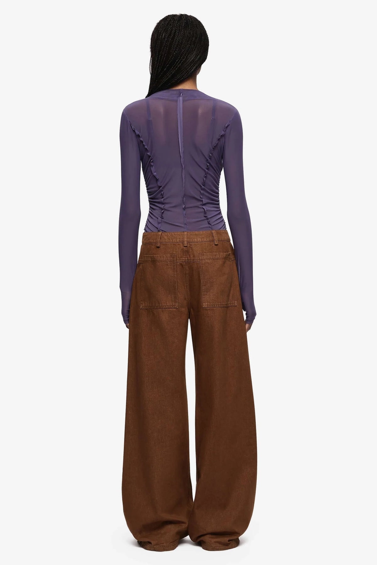 Bec + Bridge Anista Denim Pant | Cognac