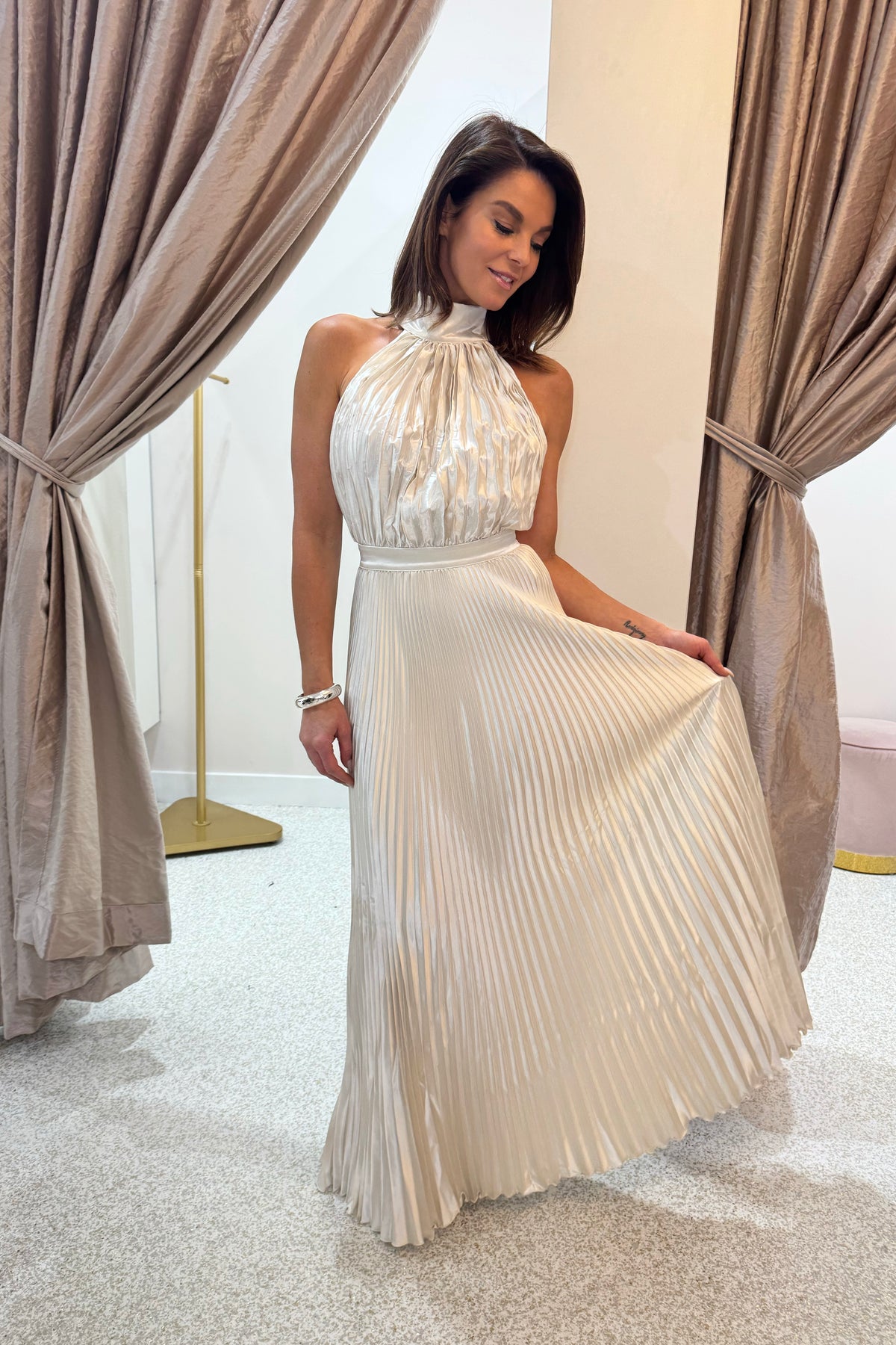 L'idee Eden Dress | Champagne