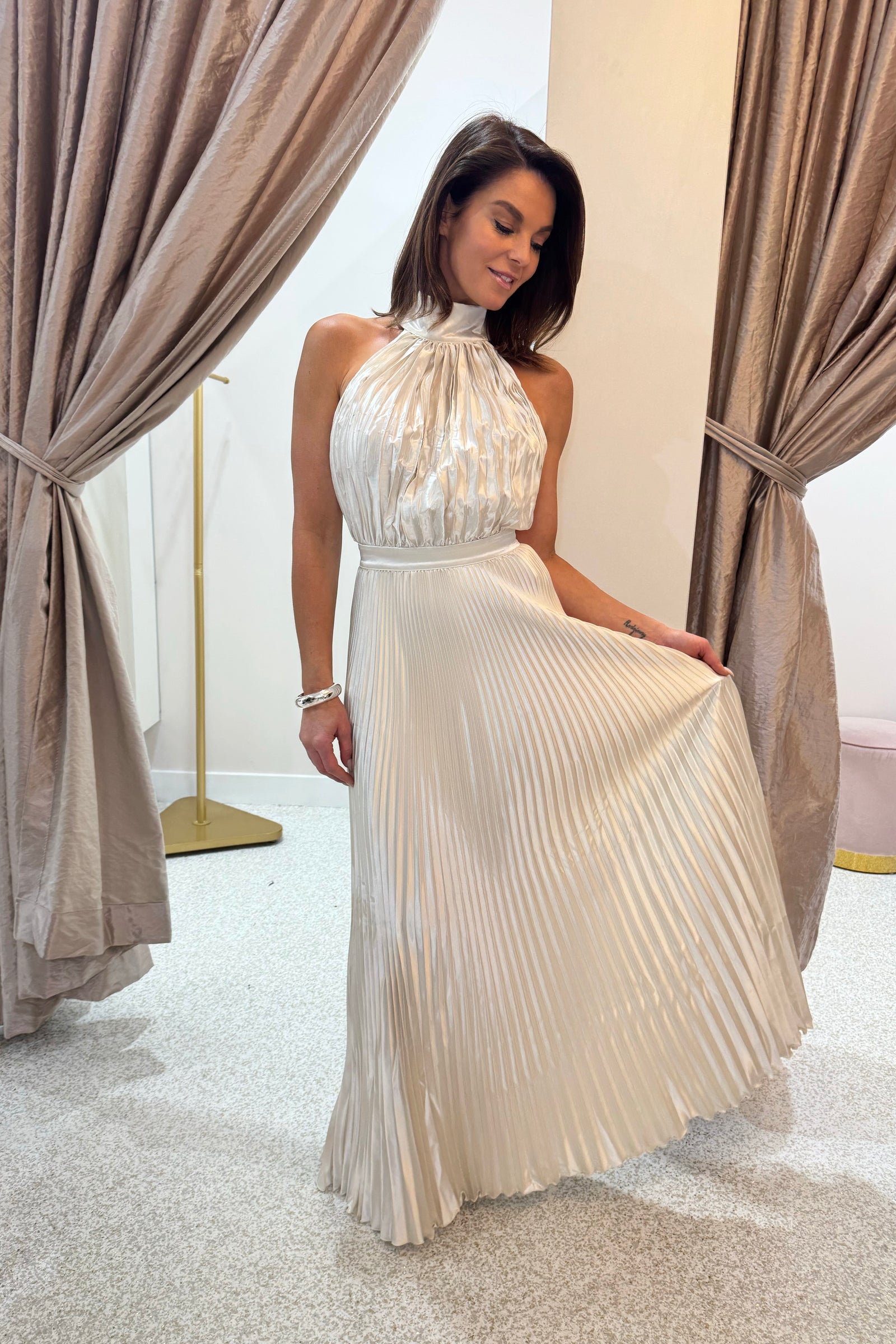 L'idee Eden Dress | Champagne