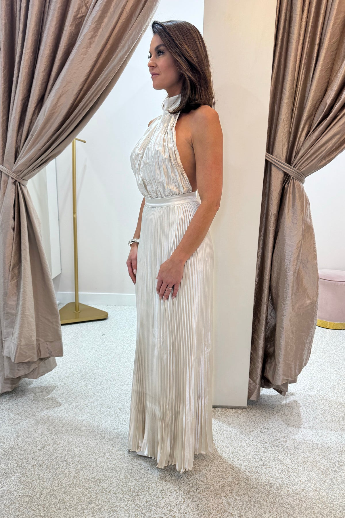 L'idee Eden Dress | Champagne