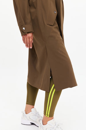 The Upside Oxford 25' Midi Pant | Olive