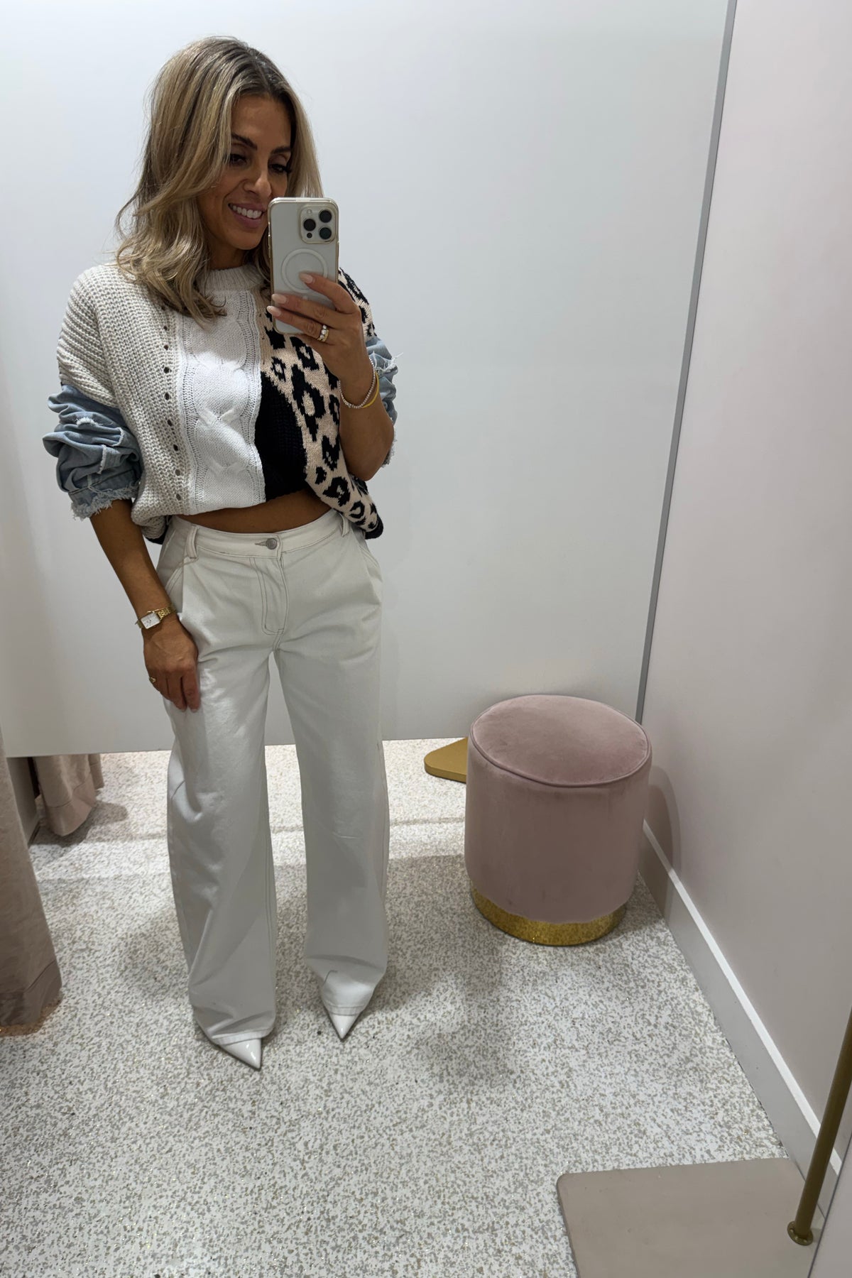 Chosen By Fifi & Annie The Easy Like Sunday Mornings Knit | Leopard