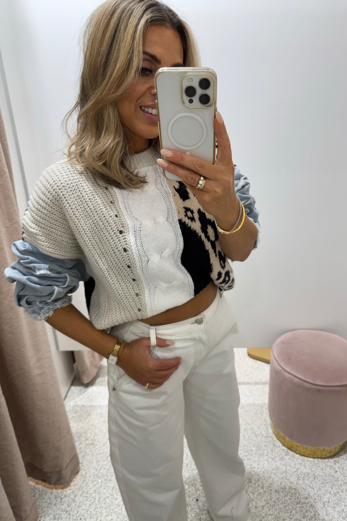 Chosen By Fifi & Annie The Easy Like Sunday Mornings Knit | Leopard