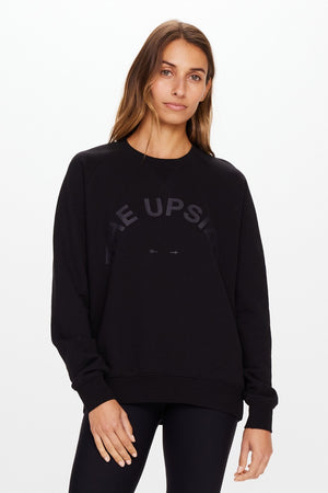 The Upside Newport Crew Neck Sweater | Black