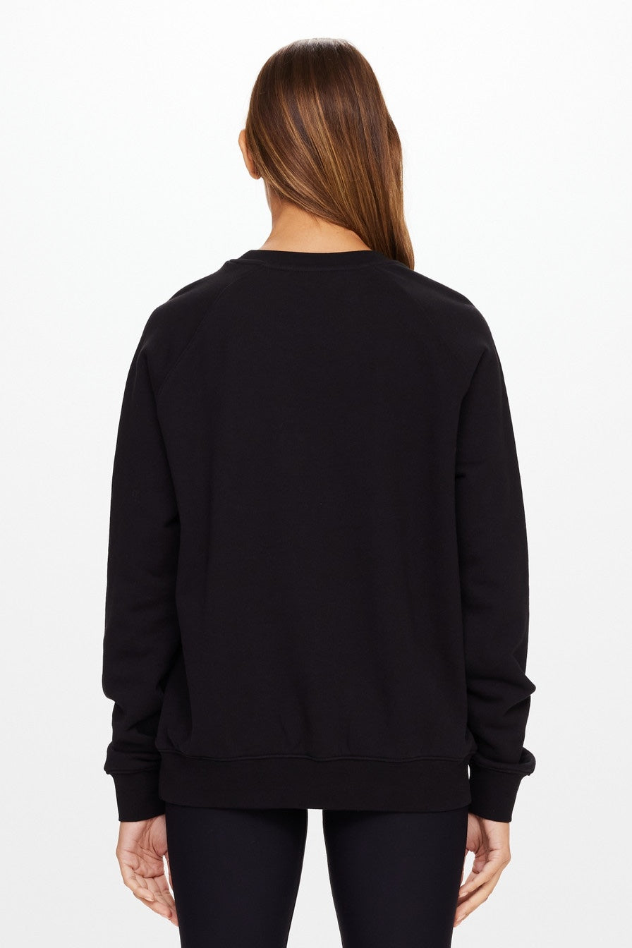 The Upside Newport Crew Neck Sweater | Black